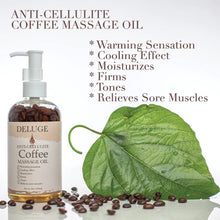Load image into Gallery viewer, THE COFFEE EXPERIENCE: ANTI-CELLULITE MASSAGE OIL+ BODY SCRUB-COFFEE+ BODY BUTTER
